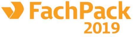 Logo der FachPack Messe 2019 mit Beteiligung von UDO BÄR