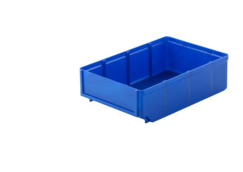 Regalkasten mit großer Beschriftungsfläche, blau, Tiefe 300 mm Standard 1 L