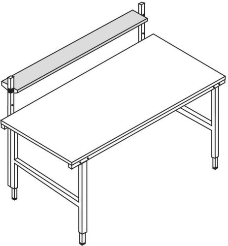 Rocholz Ablageboden 2000 für Packtisch, Breite x Tiefe 1600 x 400 mm Technische Zeichnung 1 L