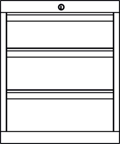 PAVOY Schubladenschrank Basis Plus Standard 3 L