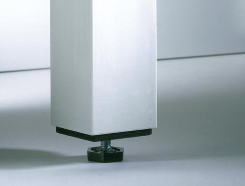C+P Garderobenschrank Evolo lichtgrau mit 2 gemeinsam verschließbaren Abteilen Detail 1 L