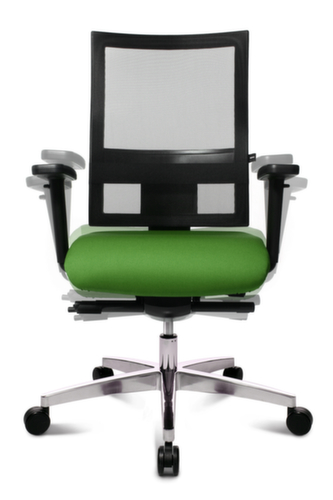 Topstar Drehstuhl Sitness 60 mit Body-Balance-Tec-Gelenk, Netzrückenlehne, grün Standard 5 L