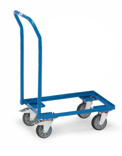 fetra Schiebebügelwagen für Euronormbehälter, Traglast 250 kg, Ladefläche 610 x 410 mm Standard 1 L