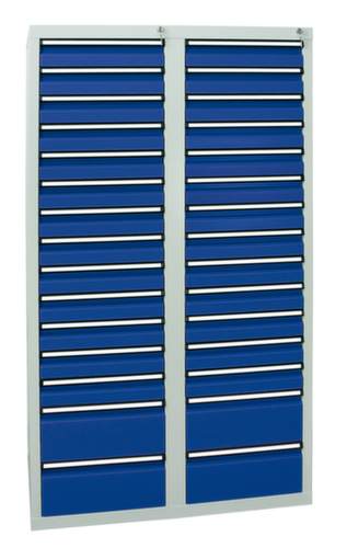 stumpf Schubladenschrank ST 410, 30 Schublade(n), RAL7035 Lichtgrau/RAL5010 Enzianblau Standard 1 L