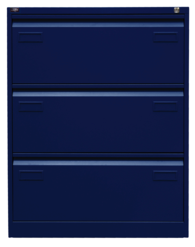 Bisley Hängeregistraturschrank Light, 3 Auszüge, oxfordblau/oxfordblau Standard 2 L