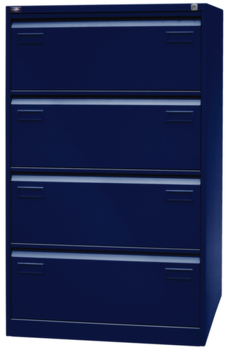 Bisley Hängeregistraturschrank Light, 4 Auszüge, oxfordblau/oxfordblau