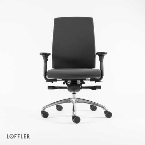 Löffler Drehstuhl Figo, grau Standard 2 L