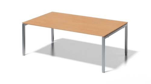 Bisley Höhenverstellbarer Konferenz- und Chefschreibtisch Cito, Breite x Tiefe 2000 x 1200 mm, Platte Buche Standard 1 L