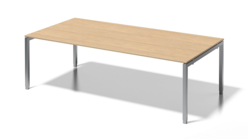 Bisley Höhenverstellbarer Konferenz- und Chefschreibtisch Cito, Breite x Tiefe 2400 x 1200 mm, Platte Ahorn Standard 1 L