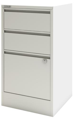 Bisley Hängeregistraturschrank Home Filer, 1 Auszüge, verkehrsweiß/verkehrsweiß Standard 3 L