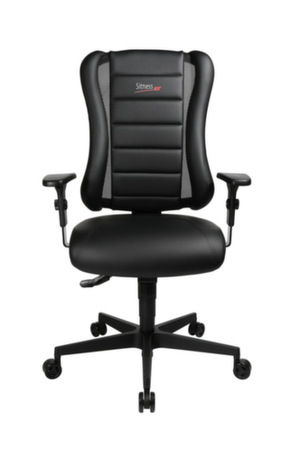 Topstar Bürodrehstuhl Sitness Racer RS mit AL "P4" mit 3D-Sitzfläche, schwarz Standard 10 L