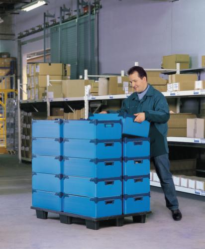 Stapelbox, blau, Inhalt 18 l Milieu 2 L