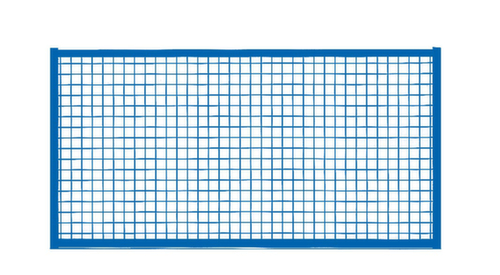 Wand-Aufsatzelement für Trennwandsystem, Breite 1480 mm