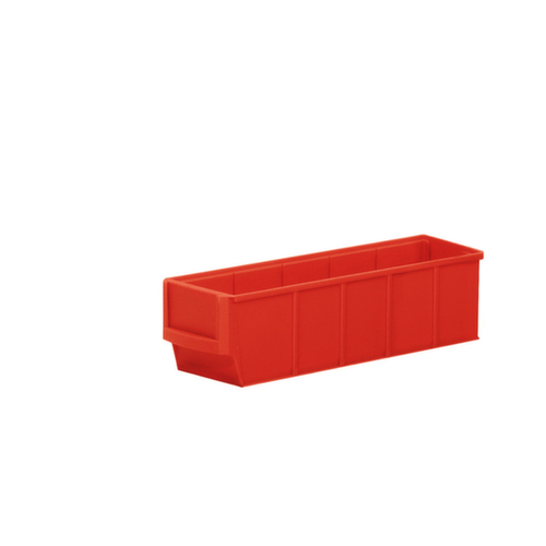 Regalkasten Profi gewellter Boden, rot, Tiefe 300 mm Standard 1 L