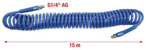 KS Tools PU-Druckluft-Spiralschlauch Standard 2 L