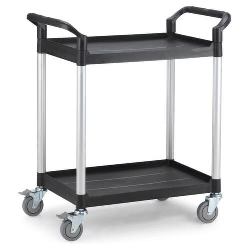 UDOBÄR Kunststoff-Etagenwagen 793x510 mm, Traglast 180 kg, 2 Etagen Standard 1 L