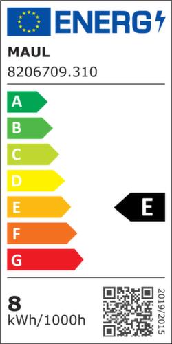 MAUL Dimmbare LED-Tischleuchte MAULoptimus colour vario, Licht tageslicht- bis warmweiß, anthrazit Technische Zeichnung 1 L