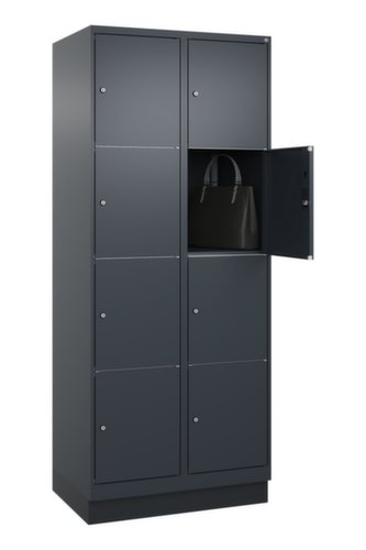 C+P Schließfachschrank Classic Plus, 8 Fächer Standard 3 L