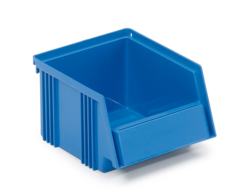 Treston Robuster Sichtlagerkasten, blau, Tiefe 192 mm, Polypropylen Standard 1 L