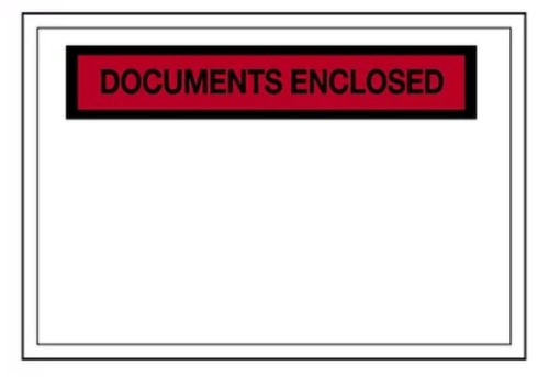 Dokumententasche "Documents enclosed", DIN A5 Standard 1 L