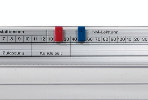 EICHNER Aufstecker Visimap für Signalreiterleisten, rot Milieu 1 L