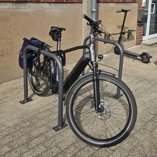 Moravia Fahrrad-Anlehnbügel CITY SPRINT aus Rundrohr Milieu 1 L