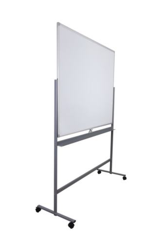 UDOBÄR Mobiles Whiteboard beidseitig nutzbar mit drehbarer Schreibfläche, Höhe x Breite 1865 x 1280 mm Standard 4 L