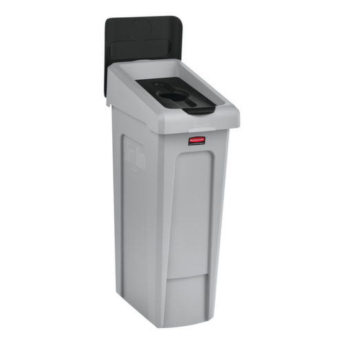 Rubbermaid Deckel Slim Jim® für Recycling-Station, schwarz Standard 3 L