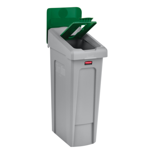 Rubbermaid Deckel Slim Jim® für Recycling-Station, grün Standard 4 L