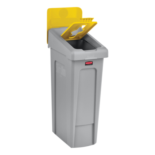 Rubbermaid Deckel Slim Jim® für Recycling-Station, gelb Standard 4 L