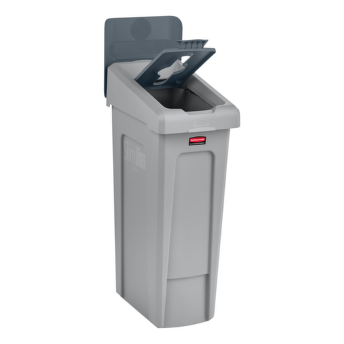 Rubbermaid Deckel Slim Jim® für Recycling-Station, grau Standard 4 L