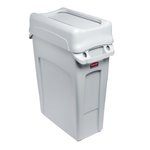 Rubbermaid Schwingdeckel Slim Jim® für Wertstoffsammler, grau Standard 5 L