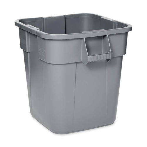 Rubbermaid Eckiger Wertstoffcontainer, 106 l, grau Standard 2 L