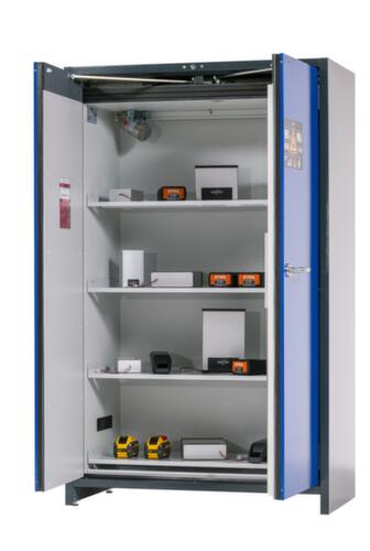 Asecos Lithium-Ionen Lagerschrank ION-LINE Typ 90, Höhe x Breite x Tiefe 1953 x 1193 x 615 mm Standard 1 L