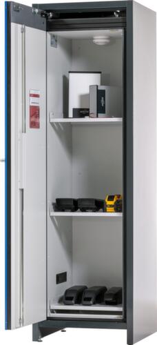 Asecos Lithium-Ionen Lagerschrank ION-LINE Typ 90, Höhe x Breite x Tiefe 1953 x 599 x 615 mm Standard 1 L