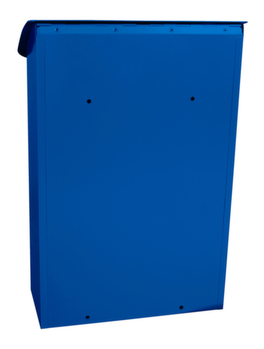 Wandbriefkasten Lugon mit verdecktem Schloss, blau Standard 3 L