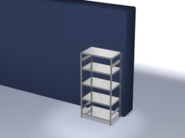 hofe System-Steckregal in Standard- bis schwerer Bauart