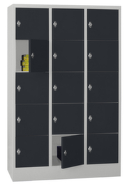 PAVOY Schließfachschrank Basis, 15 Fächer