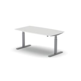 Nowy Styl Elektrisch höhenverstellbarer Konferenztisch eModel 2.0, Breite x Tiefe 1600 x 800 mm, Platte MB White Grey