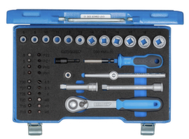 D 30 KMU-20 Steckschlüssel-Satz 3/8" 40-teilig IN-IS-PH-PZ-TX-XZN