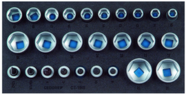 1500 CT1-19 IS Satz Steckschlüsseleinsätze 1/2" in Check-Tool-Modul