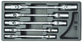 1500 ES-34 Doppel-Gelenkschlüssel-Satz in 1/3 ES-Modul