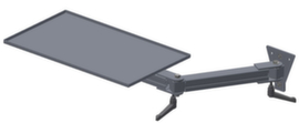 Rocholz Universalablage System Flex mit Doppelgelenkarm, Breite x Tiefe 300 x 496 mm