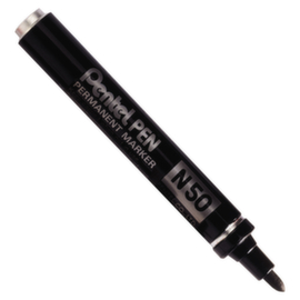 Schwarz Permanent-Marker konisch