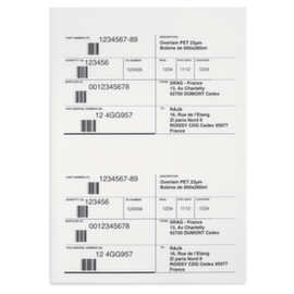 Widerstandsfähige Etiketten 210 x 148 mm