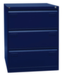 Bisley Hängeregistraturschrank Light, 3 Auszüge, oxfordblau/oxfordblau Standard 3 S