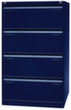 Bisley Hängeregistraturschrank Light, 4 Auszüge, oxfordblau/oxfordblau