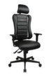 Topstar Bürodrehstuhl Sitness Racer RS mit AL "P4" + KS mit Kopfstütze, schwarz Standard 6 S