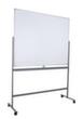 UDOBÄR Mobiles Whiteboard beidseitig nutzbar mit drehbarer Schreibfläche, Höhe x Breite 1865 x 1280 mm