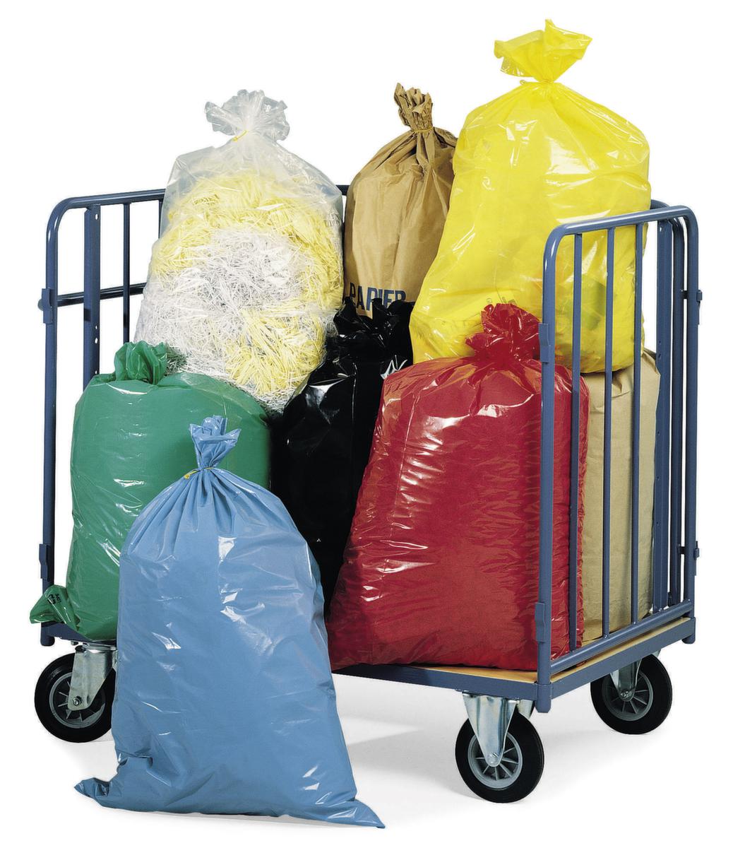 Kunststoffabfallsäcke mit 70 Liter Inhalt, 70 l, gelb Milieu 1 ZOOM